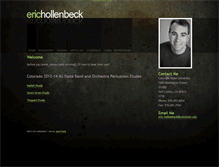 Tablet Screenshot of erichollenbeck.com